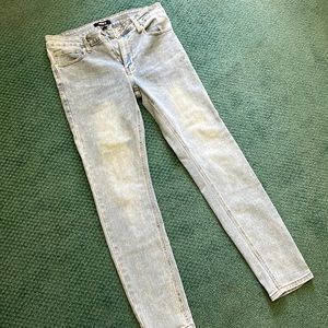 Light Wash Denim Straight Leg Men